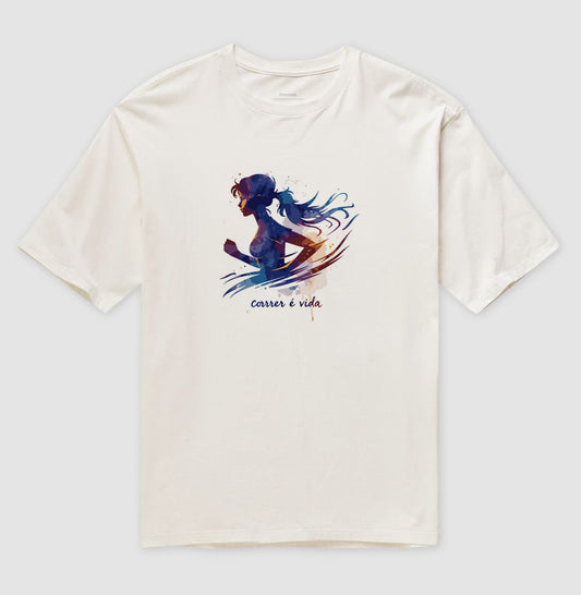 Correr é vida - Aquarela