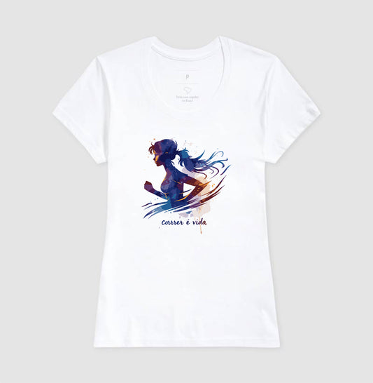 Correr é vida - Aquarela