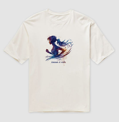 Correr é vida - Aquarela
