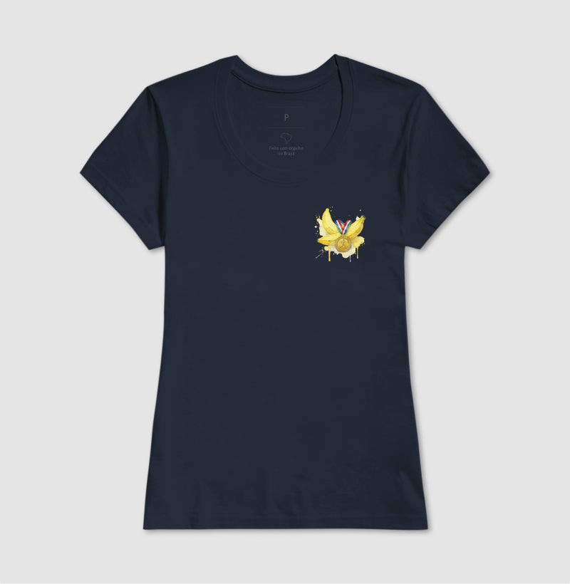 Banana e medalha - Aquarela