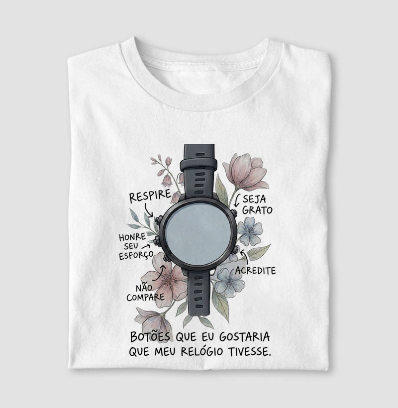 Relógio e Flores
