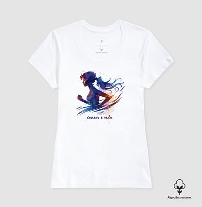 Correr é vida - Aquarela
