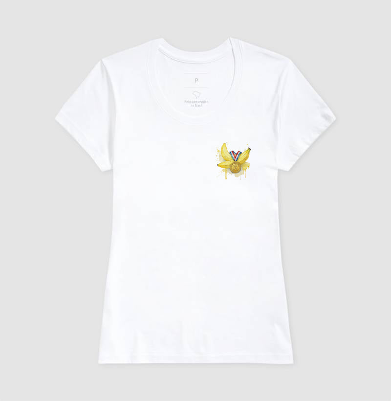 Banana e medalha - Aquarela