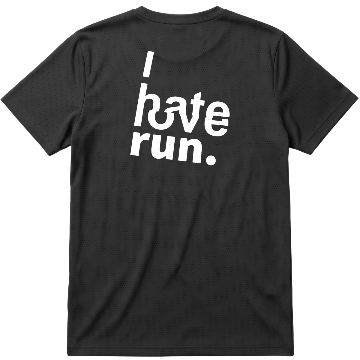 I Hate/Love Run Performance – Poliamida Premium & Proteção UV-50 (estampa nas costas)