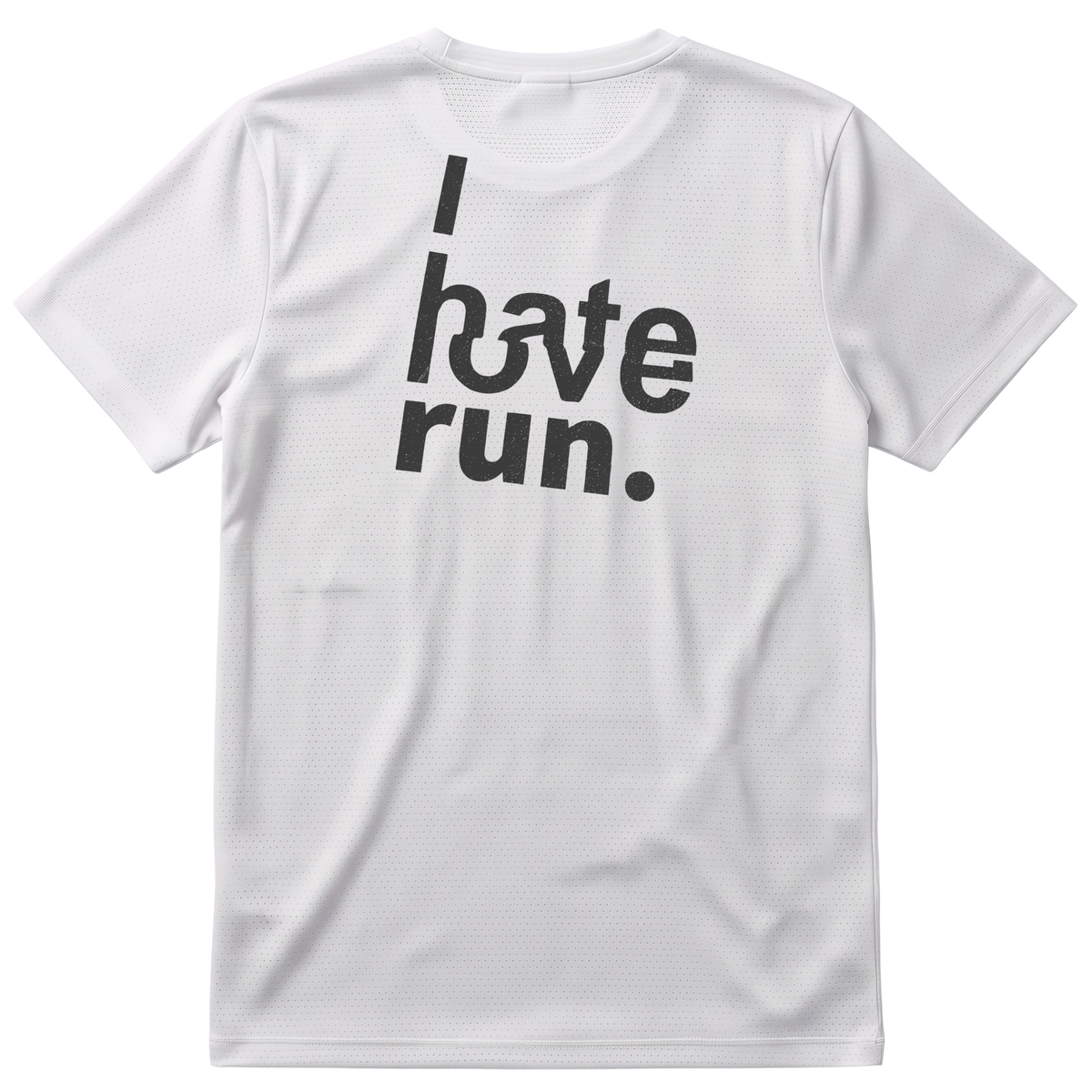 I Hate/Love Run Performance – Poliamida Premium & Proteção UV-50 (estampa nas costas)