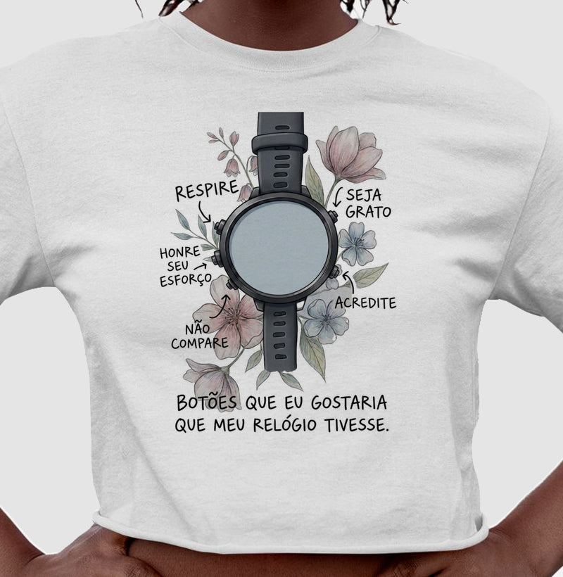 Relógio e Flores