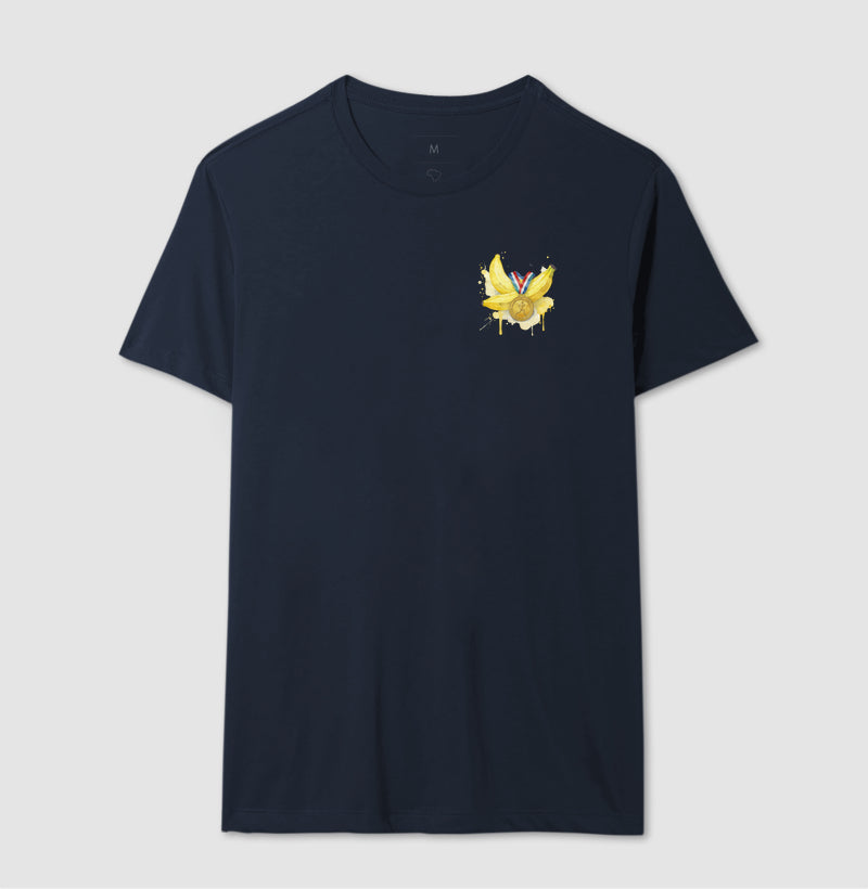 Banana e medalha - Aquarela