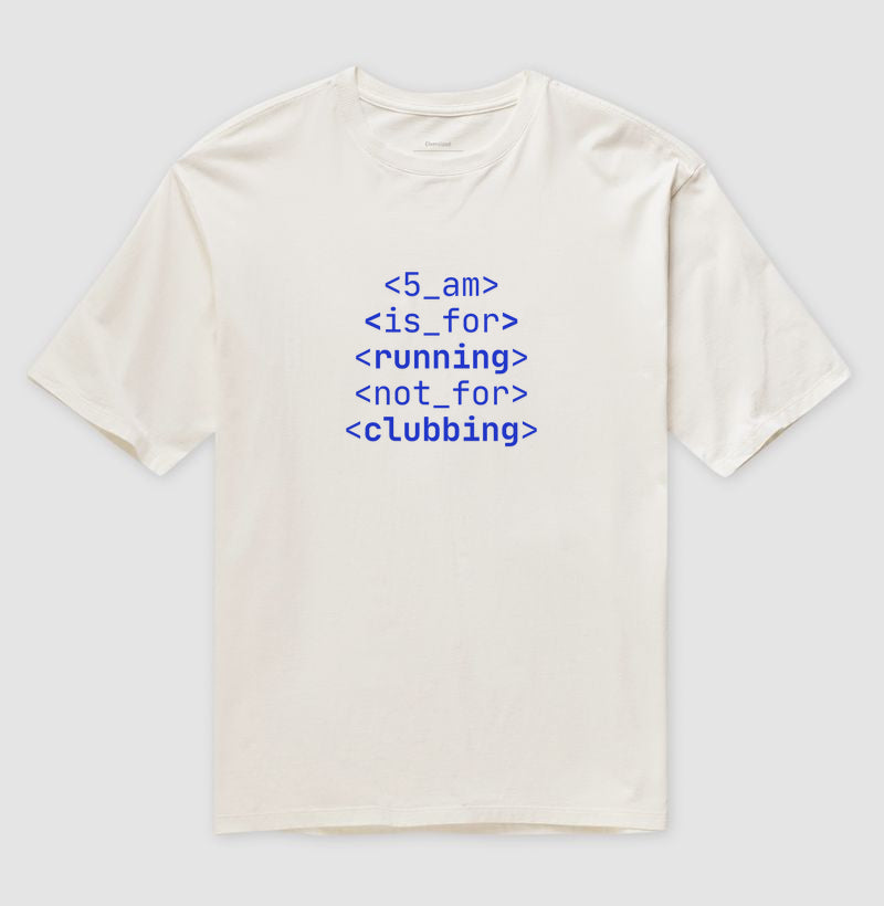 5 am is for running (html)