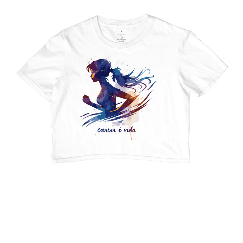 Correr é vida - Aquarela