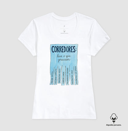 Corredores: leve o que precisar