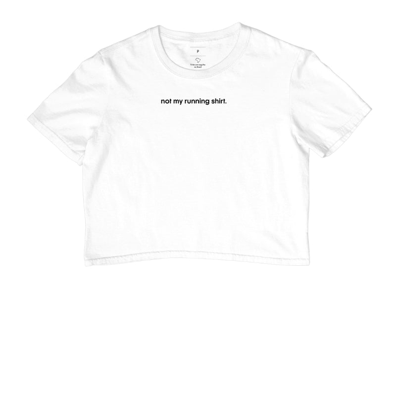 not my running shirt.