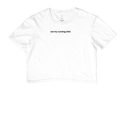 not my running shirt.