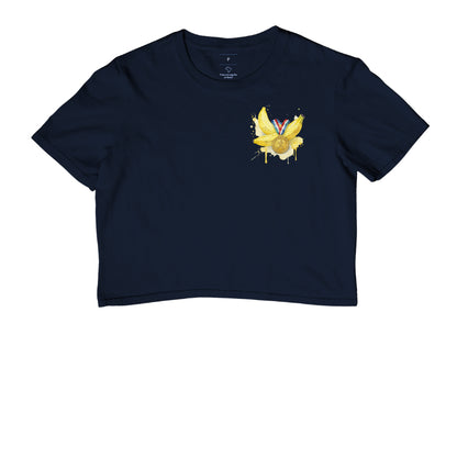 Banana e medalha - Aquarela
