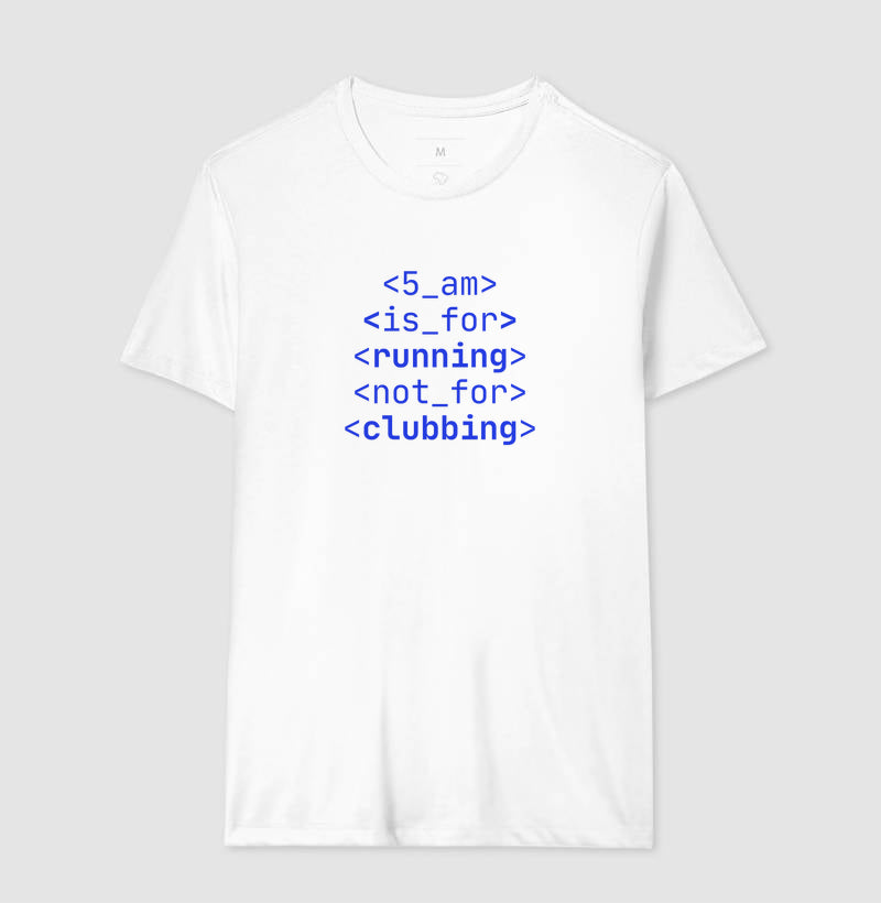 5 am is for running (html)
