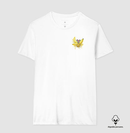 Banana e medalha - Aquarela