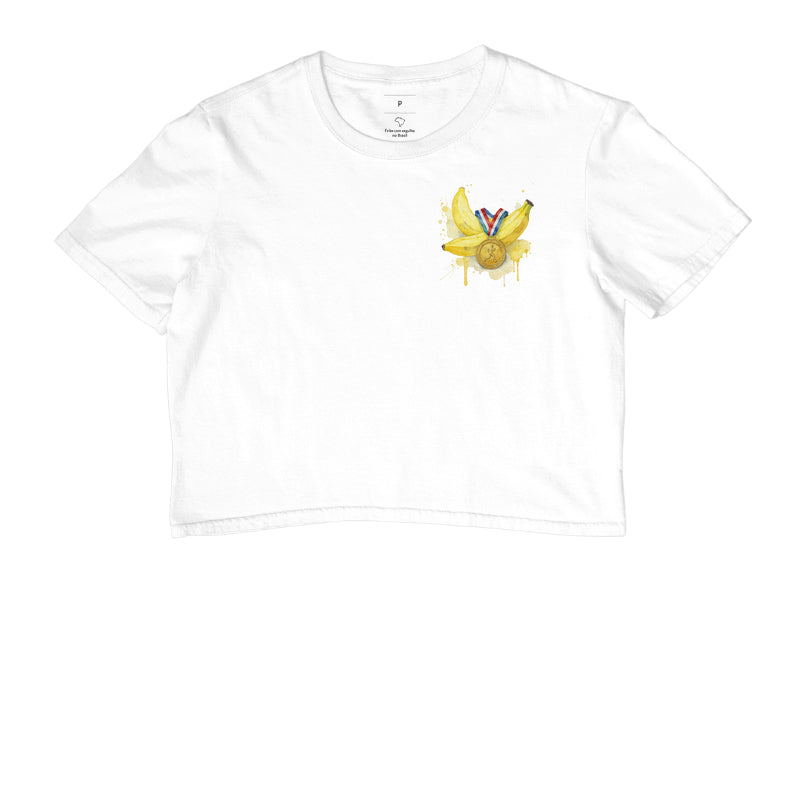 Banana e medalha - Aquarela