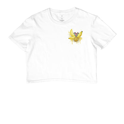 Banana e medalha - Aquarela