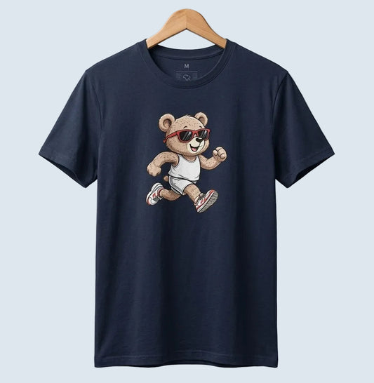 Runner Bear - sunglasses