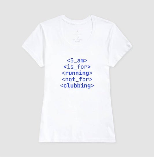 5 am is for running (html)