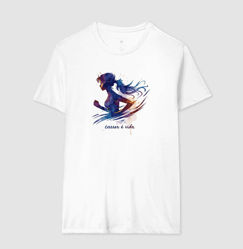 Correr é vida - Aquarela