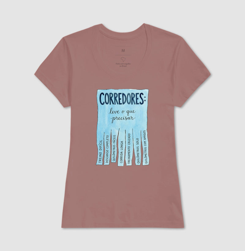 Corredores: leve o que precisar